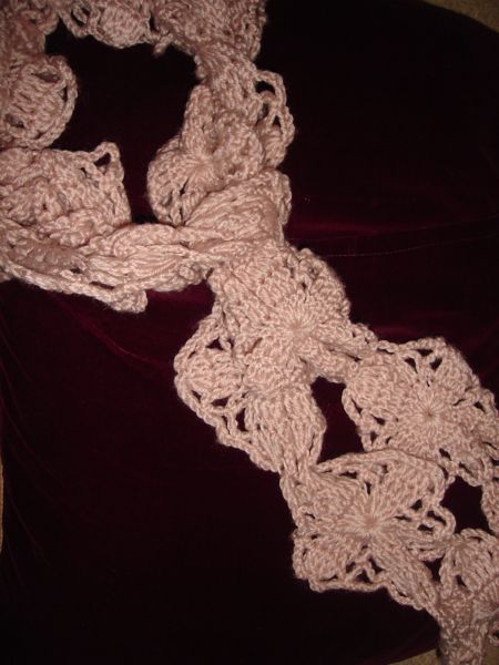 How To Crochet A Scarf. hand crocheted scarf,